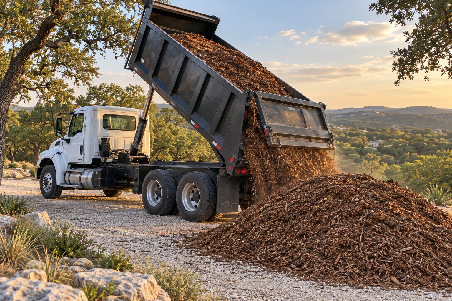 Bulk material spreading
